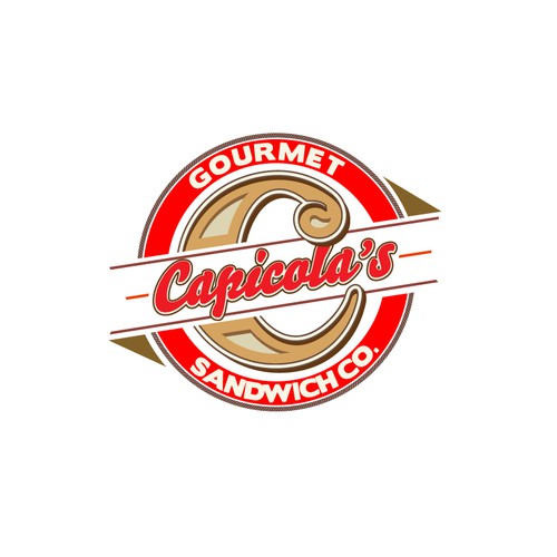 Capicola's Gourmet Sandwich CO. needs a national brand logo Logo