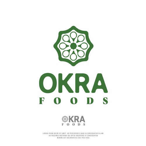 Okra inspired logo design Design by Pro Alpha™