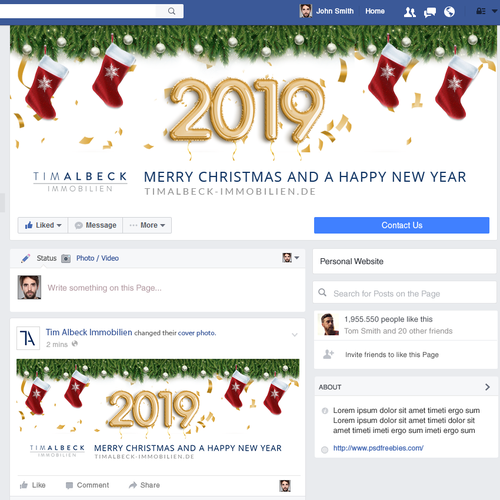 Facebook cover contest entry by deinfo™