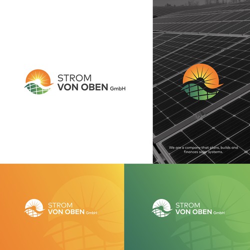 "Modern and minimalistic Logo for a photovoltaic company" winning Logo design