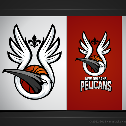 99designs community contest: Help brand the New Orleans Pelicans!! Réalisé par masjacky