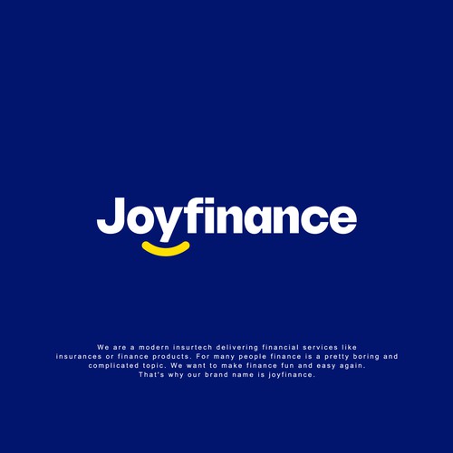 Logo & Styleguide for "Joyfinance" - An insurtech that makes finance fun and easy again Design by M_Studio™