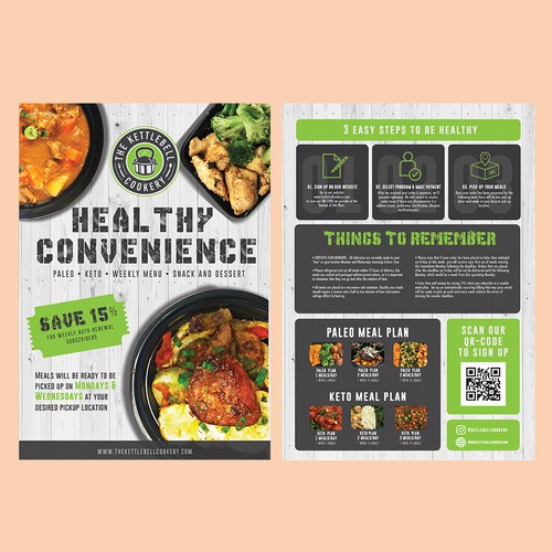 Meal Prep Service Flyer/Poster Postcard, flyer or print contest