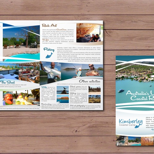 Kimberley Coastal Camp needs a new print or packaging design Diseño de archandart