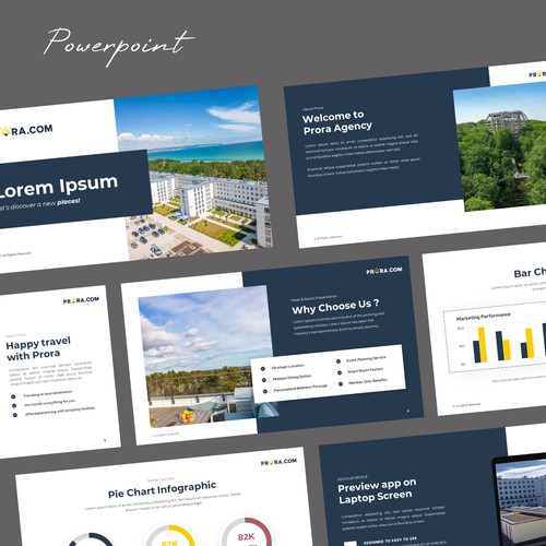 PowerPoint template contest entry by YuhuuSTD