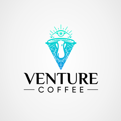 Venture coffee is a newly established coffee company seeking a psychedelic inspired logo! Design by Spidol clasic