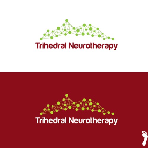 create a logo that contains both particle and wave, star and surf for Trihedral Neurotherapy Design by Footstep