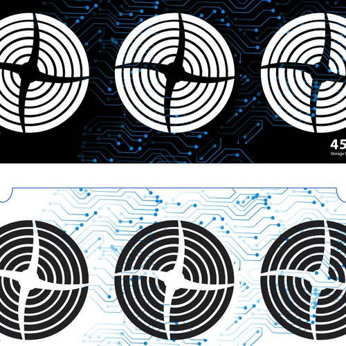 Design a Front Plate for 45Drives New HomeLab Storage Server Product Design by A r s h