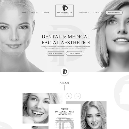 Please design a website that is sleek and interesting. No typical dental/medical web デザイン by OMGuys™