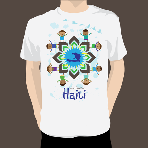 Wear Good for Haiti Tshirt Contest: 4x $300 & Yudu Screenprinter Design by Khan.