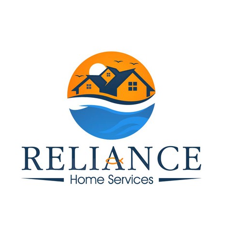 Logo for Reliable and Trustworthy Home Services Company Located on the Beach Design by NOSHA bizsol