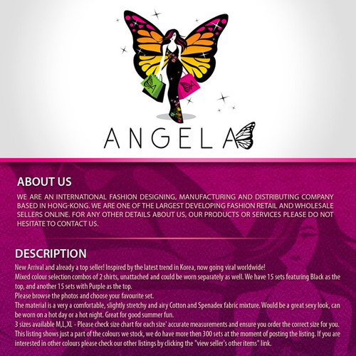 Help Angela Fashion  with a new banner ad Ontwerp door Joel_jafam