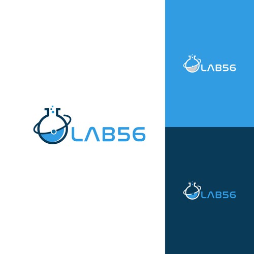 Sleak modern logo for a technology lab Design by keoart