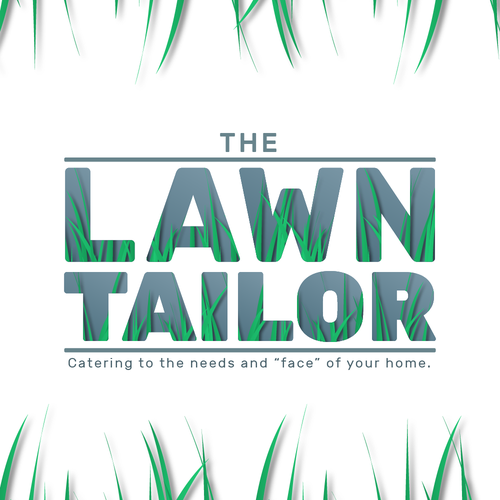 a professional sophisticated look for THE LAWN TAILOR Logo design contest