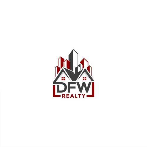 Real Estate Brokerage Logo for DFW Realty (DFW - Dallas-Fort Worth, TX) Design by wali99