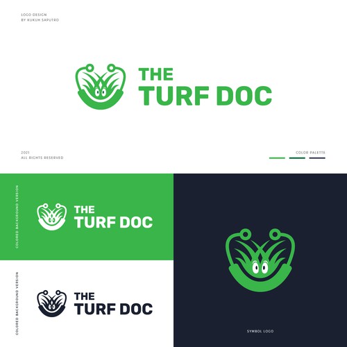 Design a cool artificial grass cleaning and repair logo Design by Kukuh Saputro Design