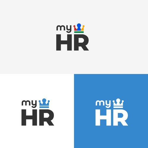 Create an awesome logo for myHR, the #1 HR Software in Luxembourg ! Design by Vhyn.dsg
