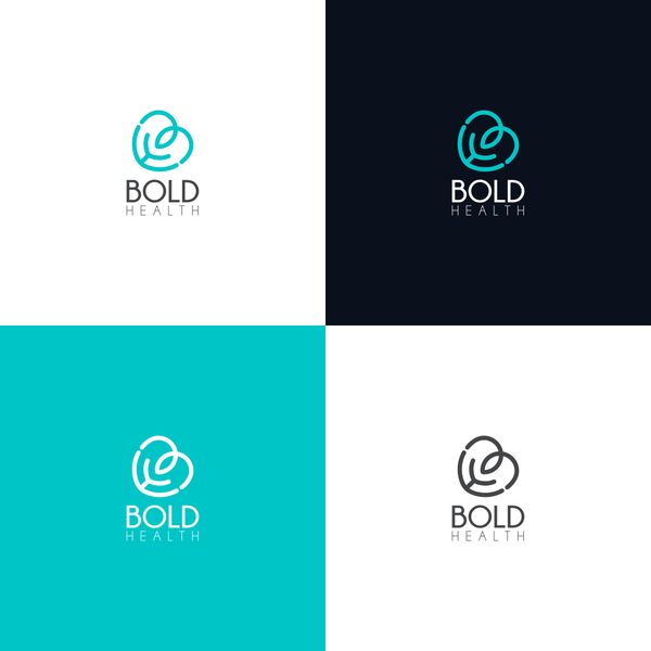 Design by Benim Rizik titled "Logo Concept For Bold Health"