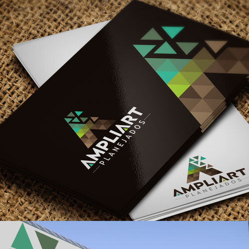 "crie uma logotipo que seja profissional para Ampliart." winning Logo design