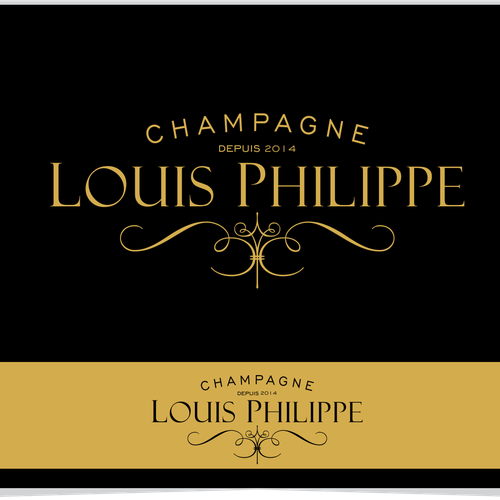 Prestigious CHAMPAGNE Brand - Logo design - Champagne Louis-Philippe | Logo design contest