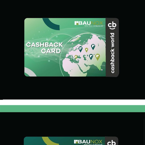 Debit, Customer Card, Cashback Card - modern, cool, let your ideas run free! Design by MarijaMil