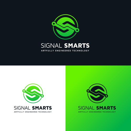 Design a Modern, Geometric Logo for Signal Smarts: We are Network and Wireless Technology Artists!! Design réalisé par cs_branding