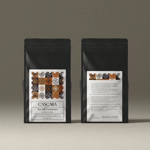 Cascara tea label Design réalisé par just.chaosofart