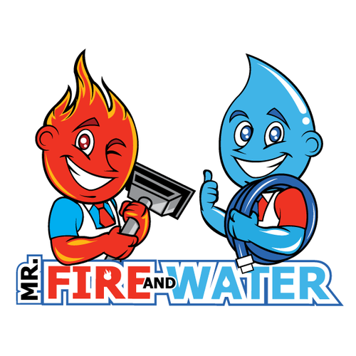 fire and water logo