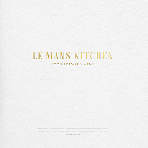 Design a future award winning Michelin Star restaurant logo Design by emma11