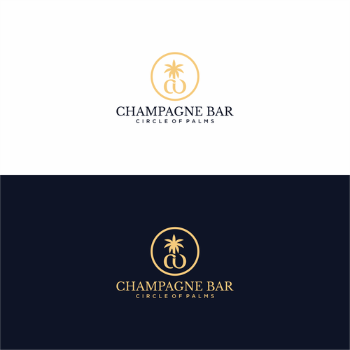 Design Luxury and modern Champagne Bar logo di ikasenyati