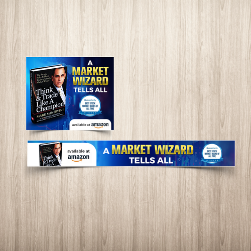 Book banner ads for best-selling author | Banner ad contest