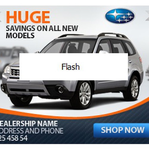 Create banner ads across automotive brands (Multiple winners!) Design by zokamaric