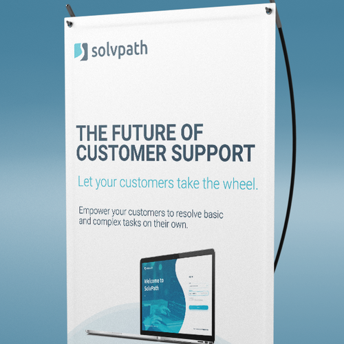 Self-Service Support Pop Up Banner Design by GD @rtist