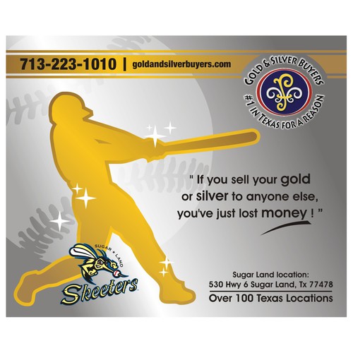 New design wanted for Gold and Silver Buyers