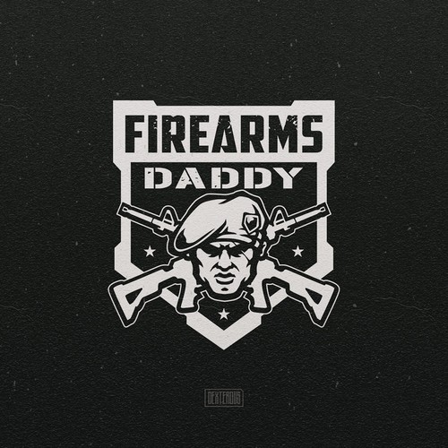 Epic logo design for a firearm informational resource Design by Dexterous™