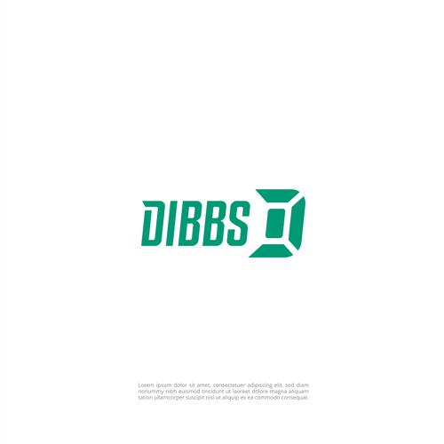 Dibbs - logo for fractional sports card trading market Design by blue09