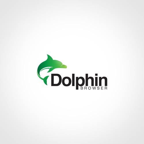 New logo for Dolphin Browser Réalisé par DominickDesigns
