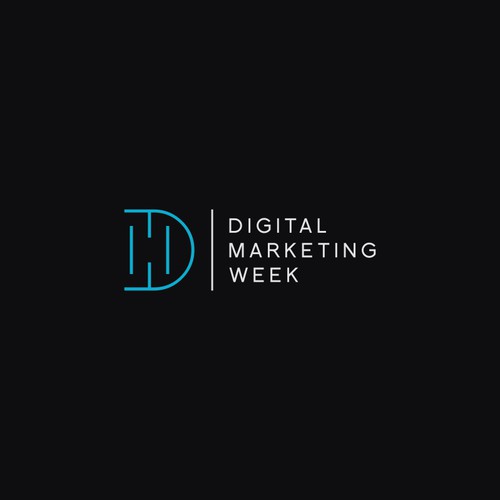 Logo for a digital marketing conference Design by Gabri.