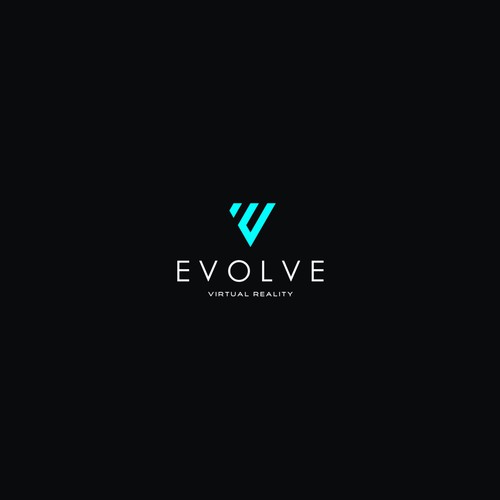 Design a futuristic cool logo for Evolve Virtual Reality. | Logo design ...