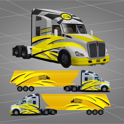 Designs | Make a new design for ZARFER trucks. | Car, truck or van wrap ...