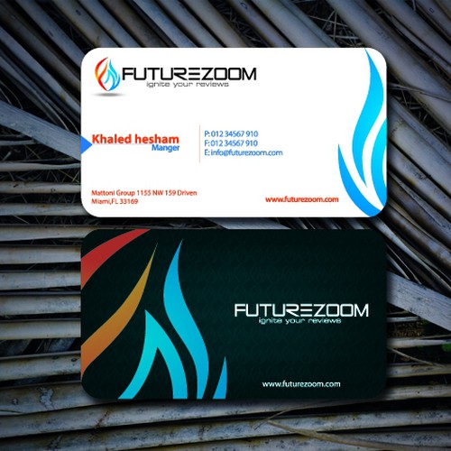 Business Card/ identity package for FutureZoom- logo PSD attached デザイン by weseld