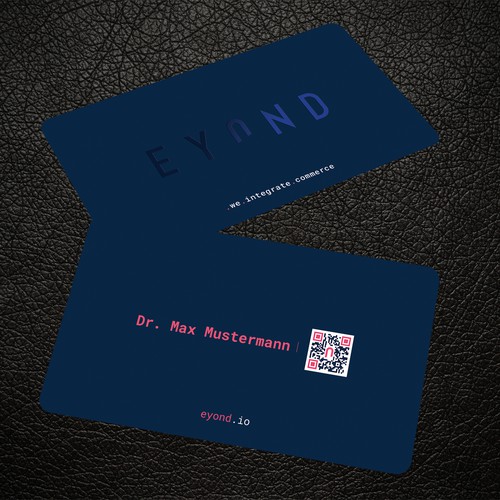 Visitenkarte mit QR Code Design by ™SF_Design™