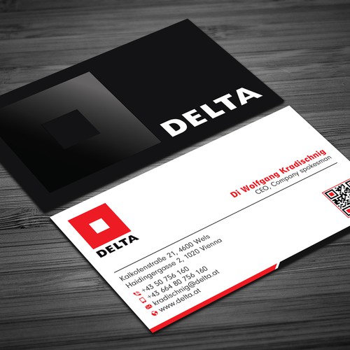 DELTA Business Card Relaunch Design réalisé par prosenjit_P