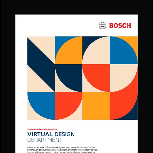 Flyer design for BOSCH; progressive service offering Design by Muhammad Shahrooz