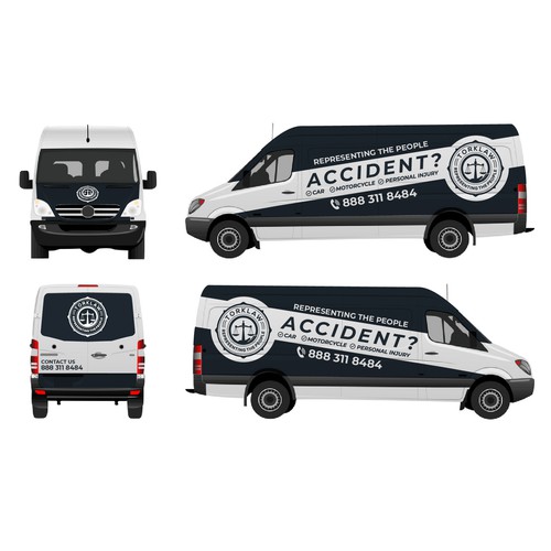 Need Modern / Cool Wrap for Sprinter Van Design by dmned