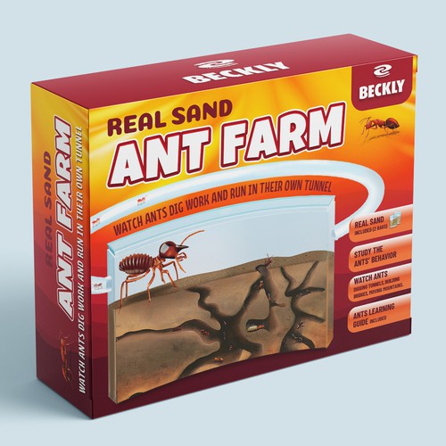Eye Catching Ant Farm Box Design Design by Radmilica