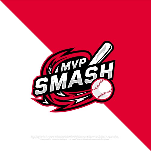 MVP Smash Softball Design por Pxd.std