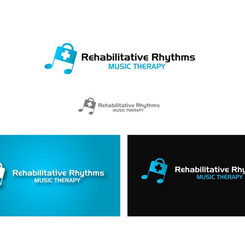 logo for Rehabilitative Rhythms Music Therapy Réalisé par deeneesh