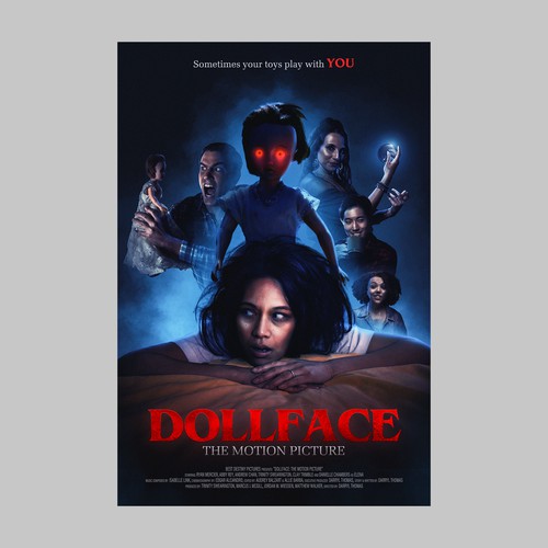 ""Dollface: The Motion Picture" Movie Poster" winning Illustration or graphics
