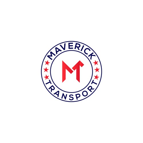 Bold logo for Maverick Transport Design by SP-99